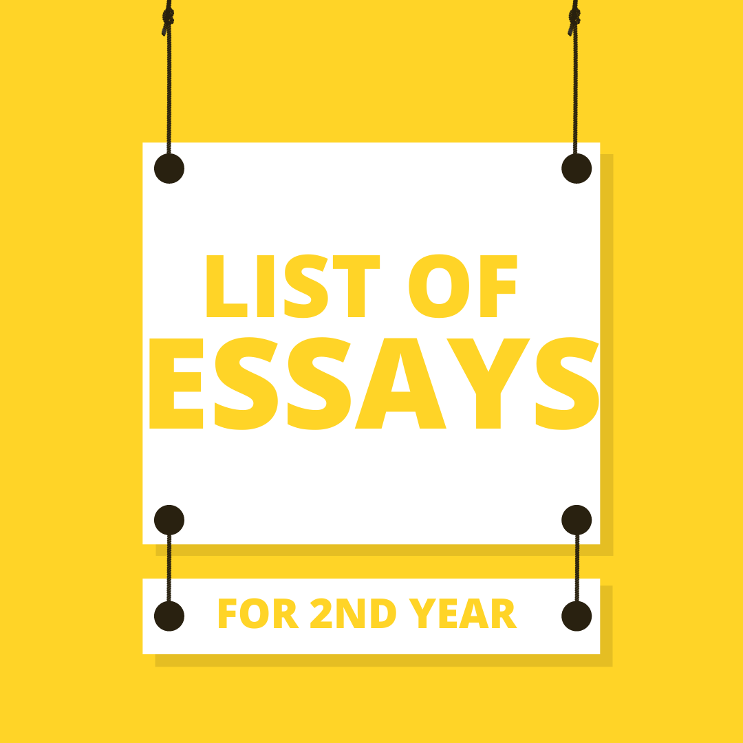 essays for 2nd year english